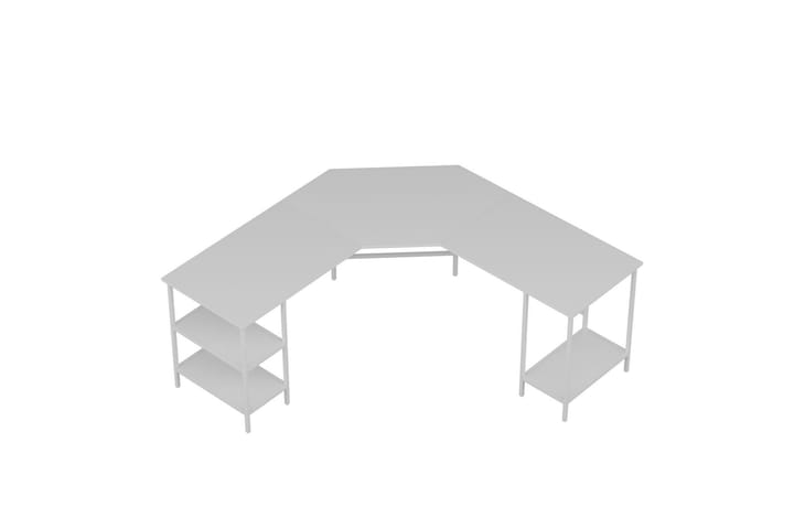 Kirjoituspöytä Naina 180 cm - Valkoinen - Tietokonepöytä
 - Kirjoituspöytä