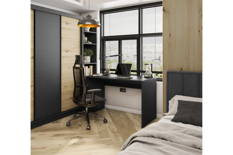 Kirjoituspöytä Nevy 120x60 cm - Musta - Huonekalut - Pöytä & ruokailuryhmä - Työpöytä - Tietokonepöytä