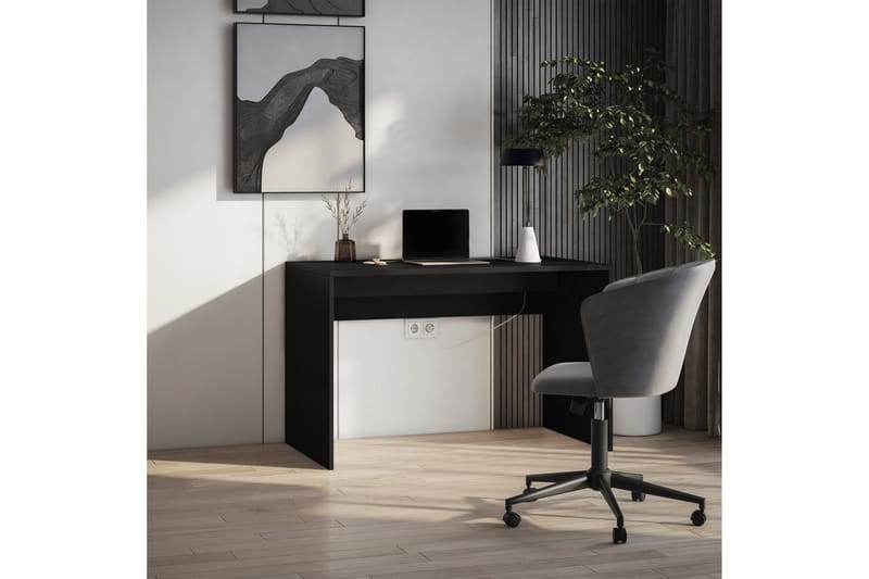 Kirjoituspöytä Nevy 140x60 cm - Musta - Huonekalut - Pöytä & ruokailuryhmä - Työpöytä - Tietokonepöytä