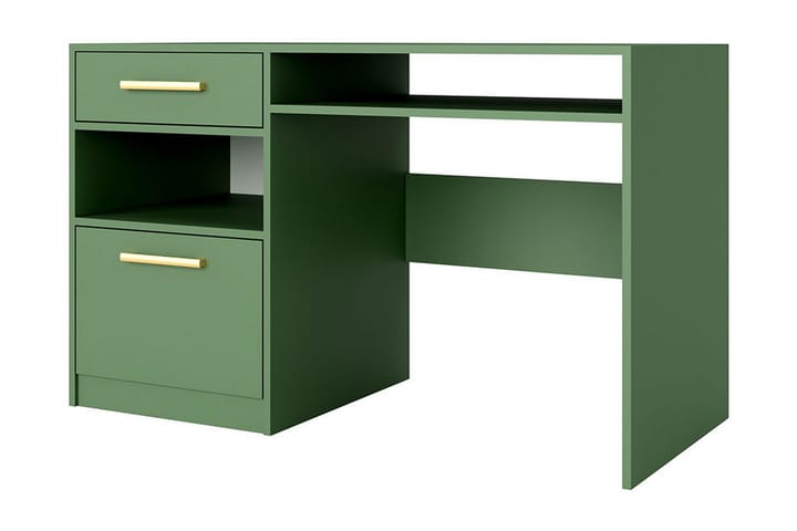 Kirjoituspöytä Ordino 125 cm - Vihreä - Tietokonepöytä
 - Kirjoituspöytä