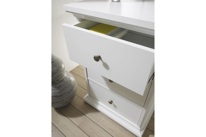 Paris-kirjoituspöytä 130 cm - Valkoinen - Huonekalut - Pöytä & ruokailuryhmä - Työpöytä - Kirjoituspöytä