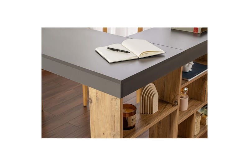 Kirjoituspöytä Regar Antrasiitti Atlantinmänty - Antrasiitti Atlantinmänty - Huonekalut - Pöytä & ruokailuryhmä - Työpöytä
 - Kirjoituspöytä - Kulmakirjoituspöytä