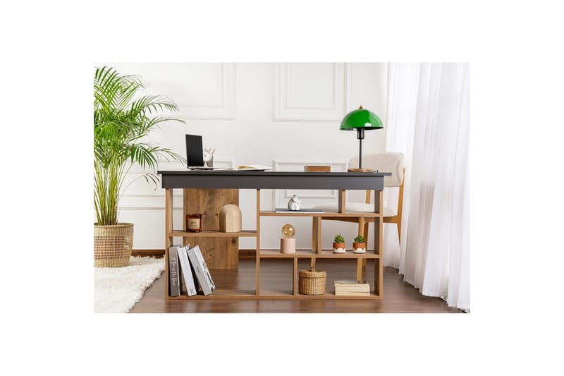 Kirjoituspöytä Regar Antrasiitti Atlantinmänty - Antrasiitti Atlantinmänty - Huonekalut - Pöytä & ruokailuryhmä - Työpöytä
 - Kirjoituspöytä - Kulmakirjoituspöytä