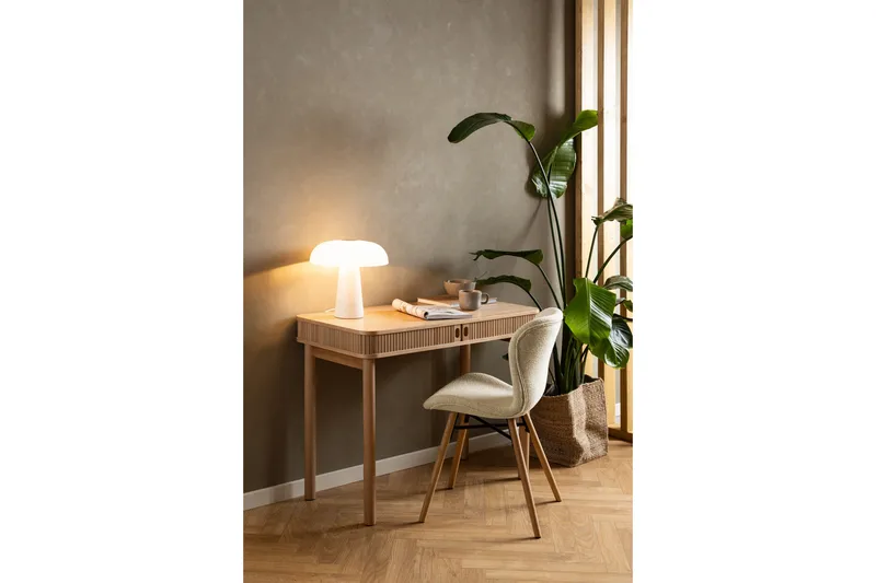 Kirjoituspöytä Samay 100x100 cm - Luonnollinen - Huonekalut - Pöytä & ruokailuryhmä - Työpöytä - Tietokonepöytä