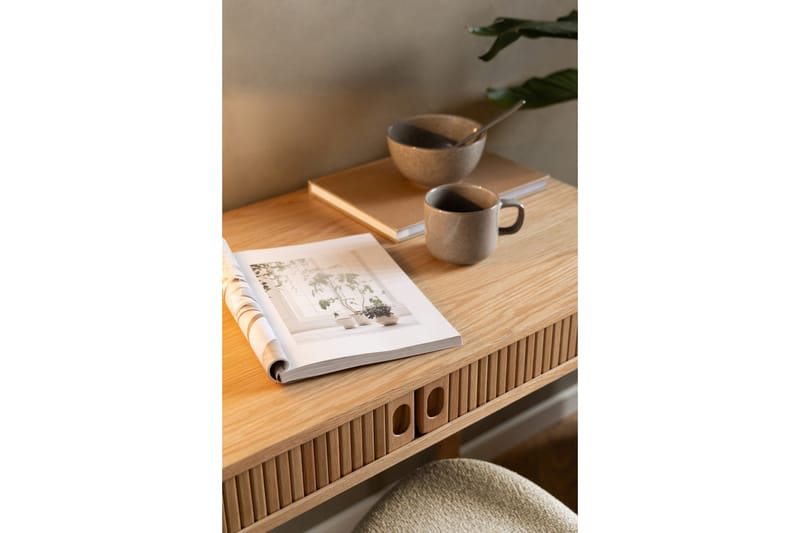 Kirjoituspöytä Samay 100x100 cm - Luonnollinen - Huonekalut - Pöytä & ruokailuryhmä - Työpöytä - Tietokonepöytä