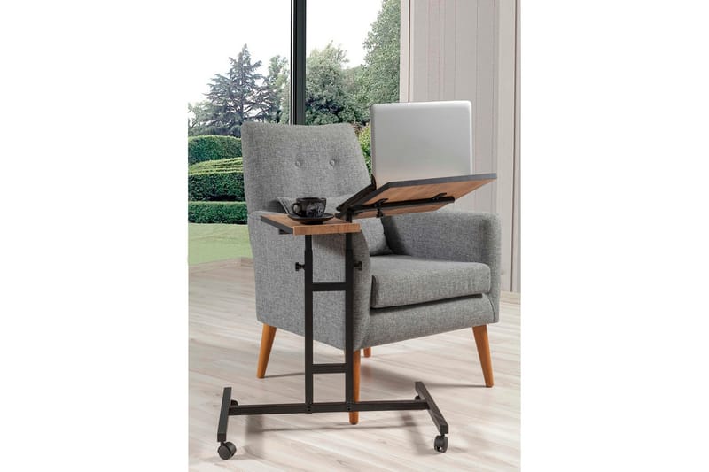 Seisomapöytä Jasiman 67 cm - Puu/Luonnonväri/Musta - Huonekalut - Pöytä & ruokailuryhmä - Työpöytä
 - Kirjoituspöytä