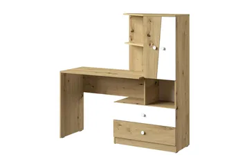 Kirjoituspöytä Staton 150 cm - Luonnonväri/Valkoinen - Huonekalut - Pöytä & ruokailuryhmä - Työpöytä - Tietokonepöytä