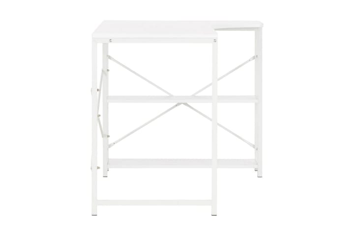Tietokonepöytä 120x72x70 cm valkoinen - Valkoinen - Tietokonepöytä
 - Kirjoituspöytä