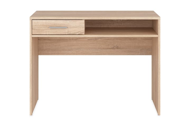 Tietokonepöytä Chiotto Plus 100 cm Säilytys Laatikko+Hylly - Luonnonväri - Tietokonepöytä
 - Kirjoituspöytä