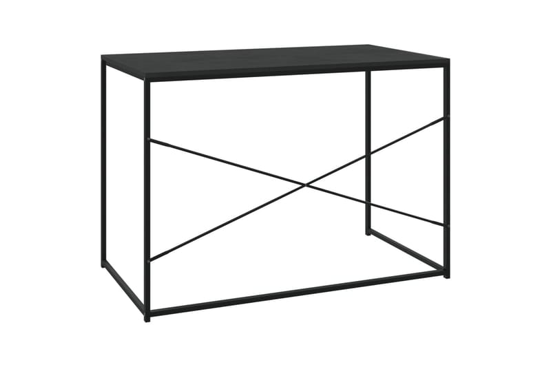 Tietokonepöytä musta 110x60x70 cm lastulevy - Musta - Huonekalut - Pöytä & ruokailuryhmä - Työpöytä
 - Kirjoituspöytä