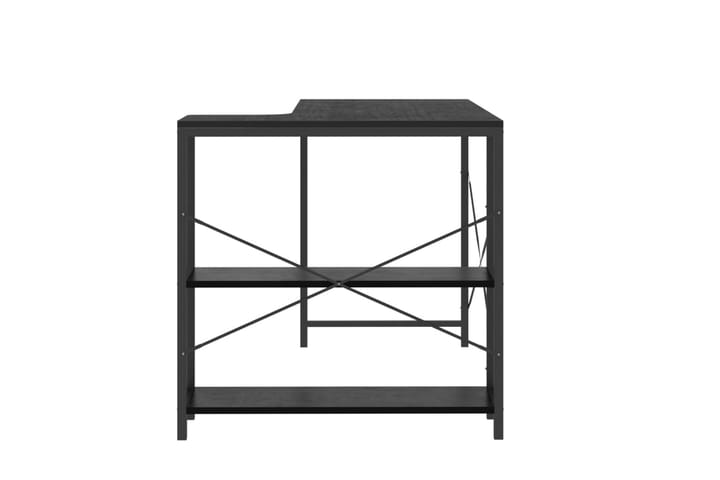 Tietokonepöytä musta 110x72x70 cm lastulevy - Musta - Tietokonepöytä
 - Kirjoituspöytä