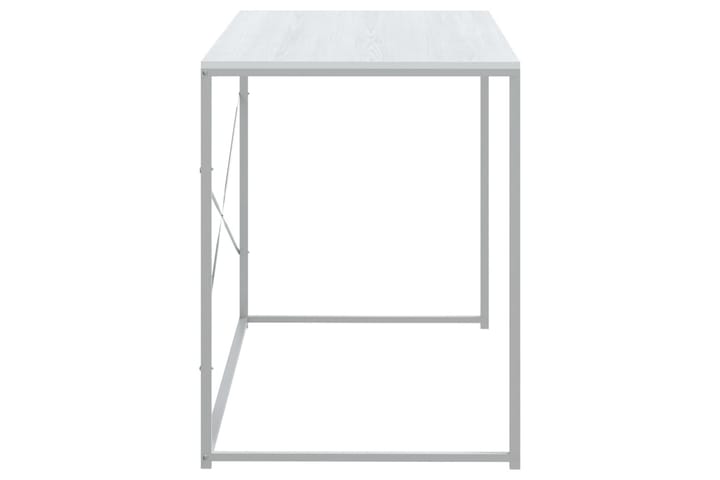 Tietokonepöytä valkoinen 110x60x70 cm lastulevy - Valkoinen - Tietokonepöytä
 - Kirjoituspöytä