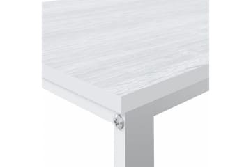 Tietokonepöytä valkoinen 110x60x73 cm lastulevy - Valkoinen - Huonekalut - Pöytä & ruokailuryhmä - Työpöytä
 - Kirjoituspöytä