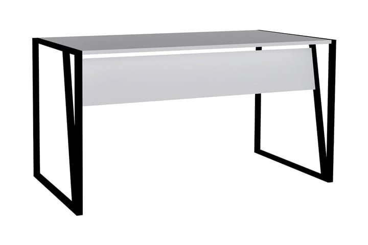 Kirjoituspöytä Tifany 140 cm - Valkoinen/Musta - Kirjoituspöytä - Tietokonepöytä