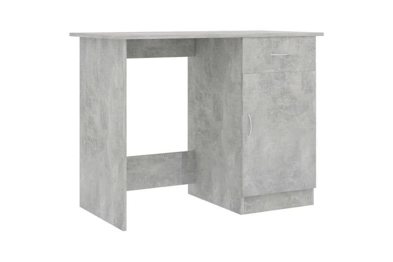 Työpöytä betoninharmaa 100x50x76 cm lastulevy - Harmaa - Huonekalut - Pöytä & ruokailuryhmä - Työpöytä
 - Kirjoituspöytä