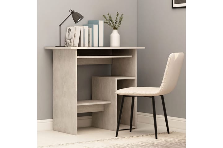 Työpöytä betoninharmaa 80x45x74 cm lastulevy - Tietokonepöytä
 - Kirjoituspöytä