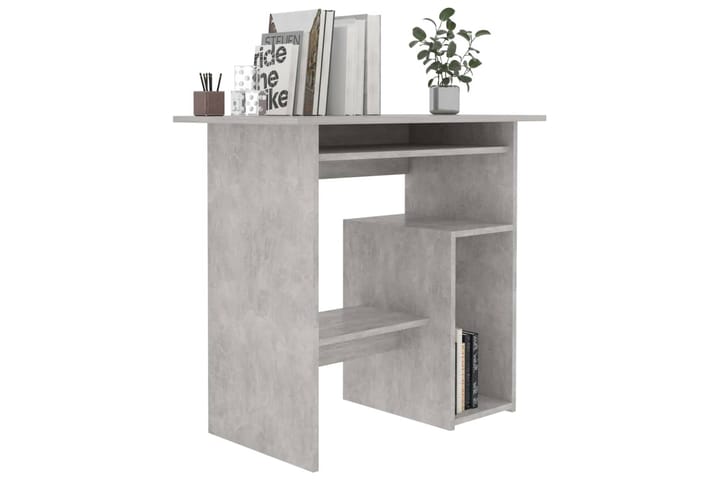 Työpöytä betoninharmaa 80x45x74 cm lastulevy - Tietokonepöytä
 - Kirjoituspöytä