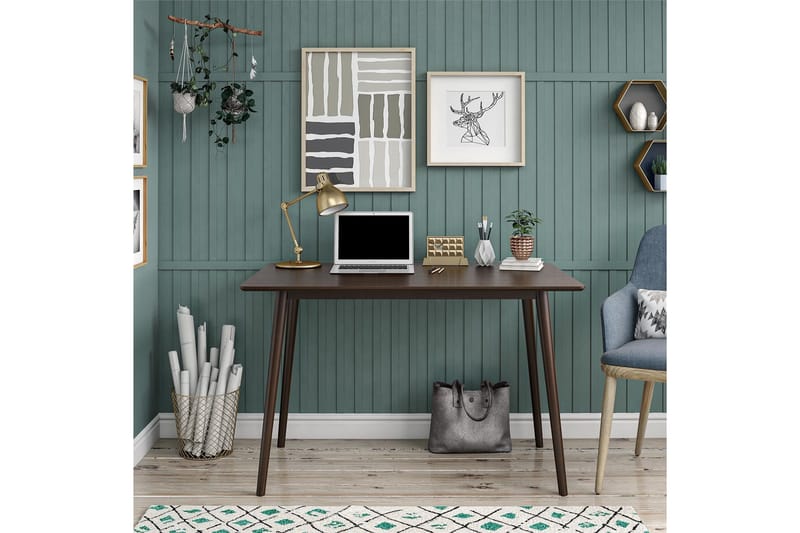 Työpöytä Brittany 121 cm Luonnonväri - Novogratz - Huonekalut - Pöytä & ruokailuryhmä - Työpöytä - Kirjoituspöytä