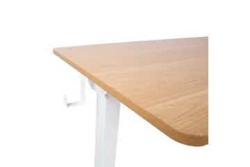 Työpöytä Ergo 1-moottorilla 120x60 cm Valkoinen/Tammi - Huonekalut - Pöytä & ruokailuryhmä - Työpöytä - Kirjoituspöytä