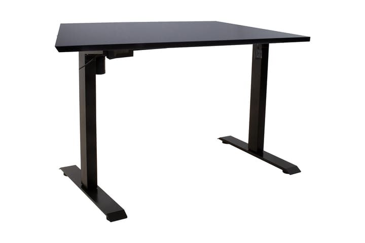 Työpöytä Ergo 140x80 cm Sähkösäädettävä Musta/Musta - Tietokonepöytä
 - Kirjoituspöytä