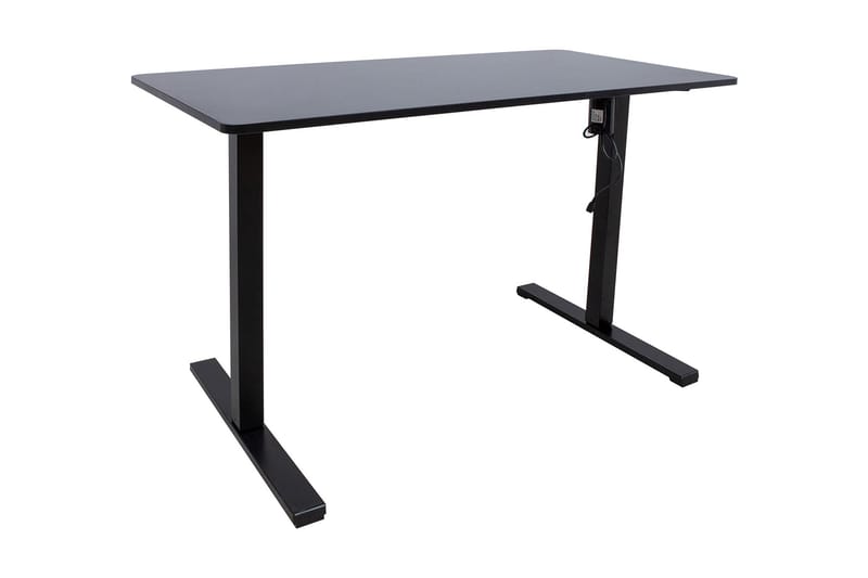 Työpöytä Ergo Optimal 1-moottorilla 120x60 cm Musta - Huonekalut - Pöytä & ruokailuryhmä - Työpöytä - Kirjoituspöytä