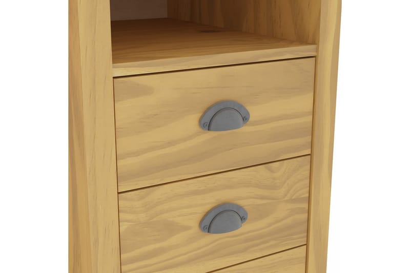 Työpöytä Hill Range 3 laatikolla 120x50x74 cm täysi mänty - Ruskea - Huonekalut - Pöytä & ruokailuryhmä - Työpöytä
 - Kirjoituspöytä