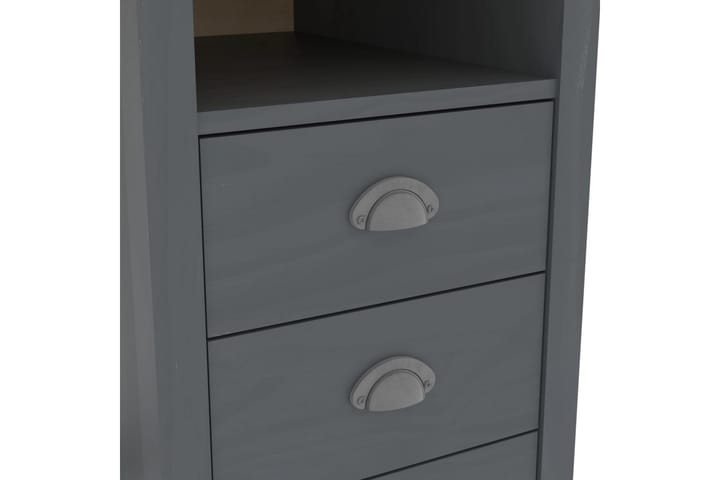 Työpöytä Hill Range 3 laatikolla harmaa 120x50x74cm - Harmaa - Tietokonepöytä
 - Kirjoituspöytä
