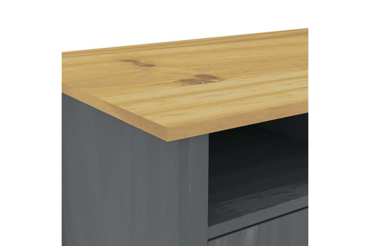 Työpöytä Hill Range harmaa 150x50x74 cm täysi mänty - Tietokonepöytä
 - Kirjoituspöytä