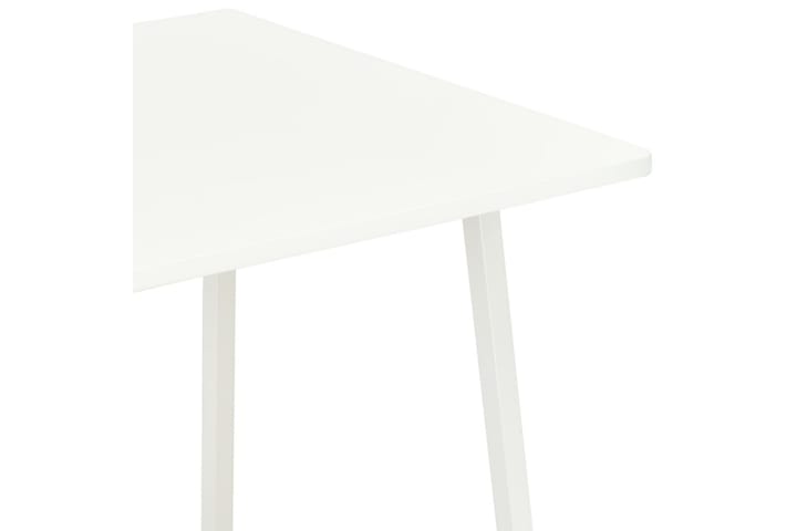 Työpöytä hyllyillä valkoinen 102x50x117 cm - Valkoinen - Tietokonepöytä
 - Kirjoituspöytä