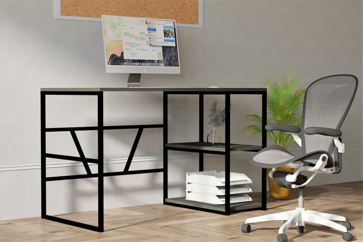 Työpöytä Jaxar 120 cm - Antrasiitti - Tietokonepöytä
 - Kirjoituspöytä