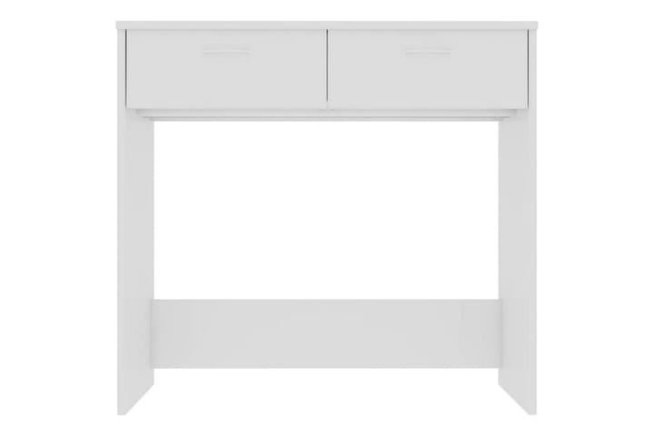 Työpöytä korkeakiilto valkoinen 80x40x75 cm lastulevy - Valkoinen - Tietokonepöytä
 - Kirjoituspöytä