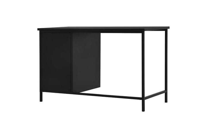 Työpöytä laatikoilla teollinen musta 120x55x75 cm teräs - Musta - Tietokonepöytä
 - Kirjoituspöytä