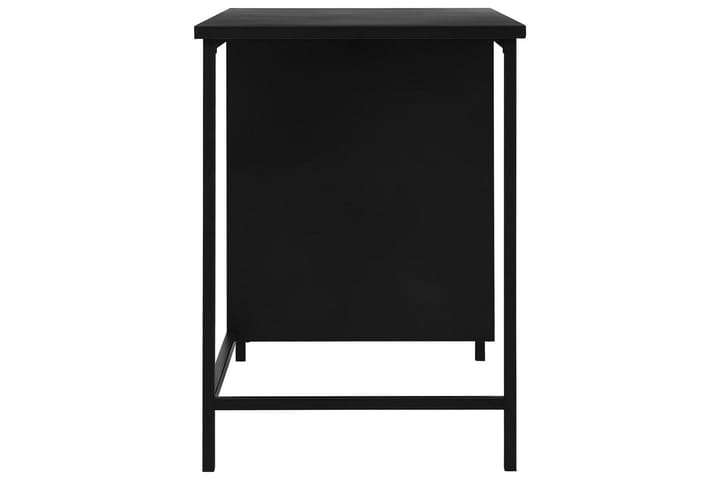 Työpöytä laatikoilla teollinen musta 120x55x75 cm teräs - Musta - Tietokonepöytä
 - Kirjoituspöytä