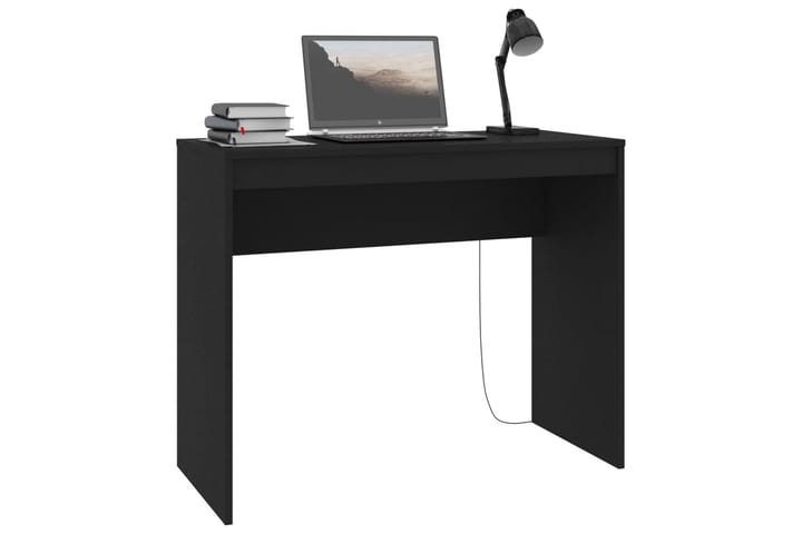 Työpöytä musta 90x40x72 cm lastulevy - Musta - Tietokonepöytä
 - Kirjoituspöytä