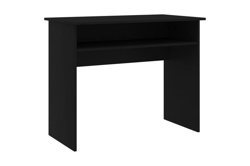 Työpöytä musta 90x50x74 cm lastulevy - Musta - Huonekalut - Pöytä & ruokailuryhmä - Työpöytä
 - Kirjoituspöytä