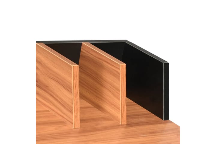 Työpöytä musta ja ruskea 80x50x84 cm - Musta - Tietokonepöytä
 - Kirjoituspöytä