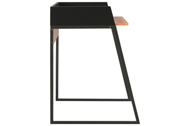 Työpöytä musta ja ruskea 90x60x88 cm - Musta - Tietokonepöytä
 - Kirjoituspöytä