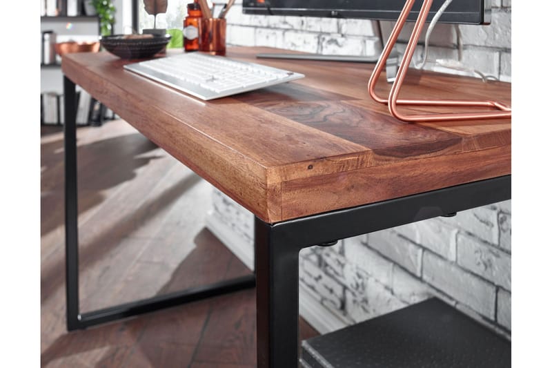 Työpöytä Rachid 117 cm Suorakulmainen - Luonnonväri - Huonekalut - Pöytä & ruokailuryhmä - Työpöytä - Kirjoituspöytä