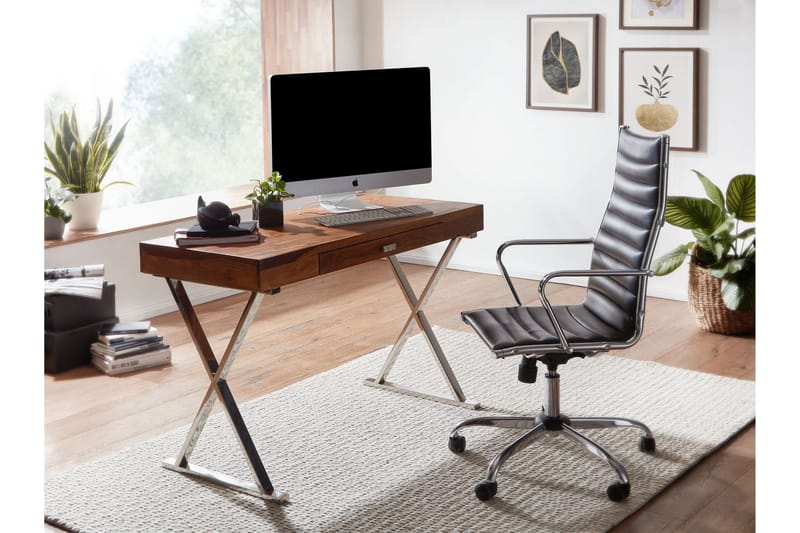 Työpöytä Rachid 120 cm Suorakulmainen - Luonnonväri - Huonekalut - Pöytä & ruokailuryhmä - Työpöytä - Kirjoituspöytä