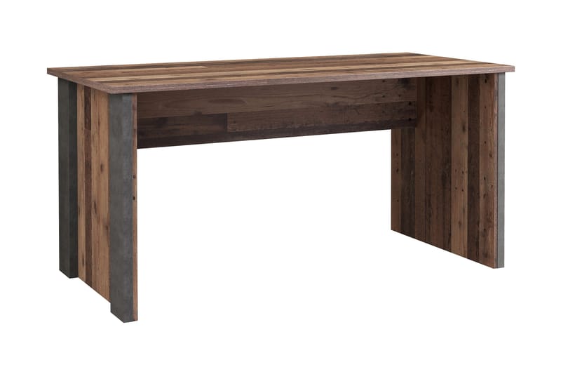 Työpöytä Trevorton 153 cm - Ruskea / Harmaa - Huonekalut - Pöytä & ruokailuryhmä - Työpöytä - Kirjoituspöytä