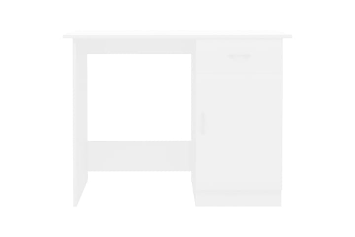 Työpöytä valkoinen 100x50x76 cm lastulevy - Valkoinen - Tietokonepöytä
 - Kirjoituspöytä