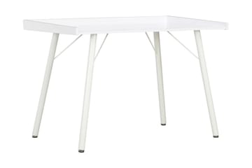 Työpöytä valkoinen 90x50x79 cm - Valkoinen - Huonekalut - Pöytä & ruokailuryhmä - Työpöytä
 - Kirjoituspöytä