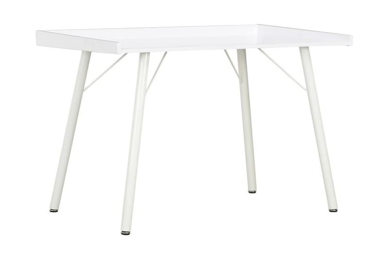 Työpöytä valkoinen 90x50x79 cm - Valkoinen - Huonekalut - Pöytä & ruokailuryhmä - Työpöytä
 - Kirjoituspöytä