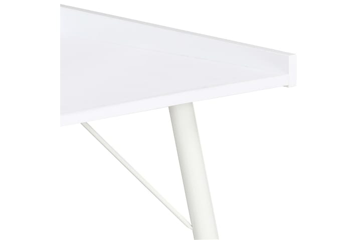 Työpöytä valkoinen 90x50x79 cm - Valkoinen - Kirjoituspöytä - Tietokonepöytä