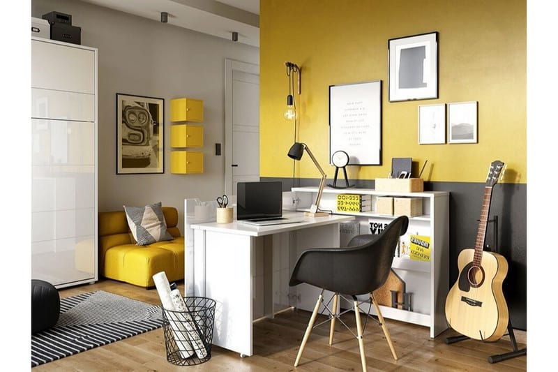 White - Huonekalut - Pöytä & ruokailuryhmä - Työpöytä
 - Kirjoituspöytä - Kulmakirjoituspöytä