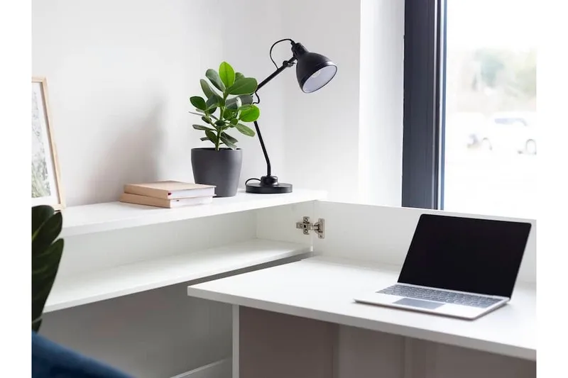 White - Huonekalut - Pöytä & ruokailuryhmä - Työpöytä - Kirjoituspöytä - Kulmakirjoituspöytä