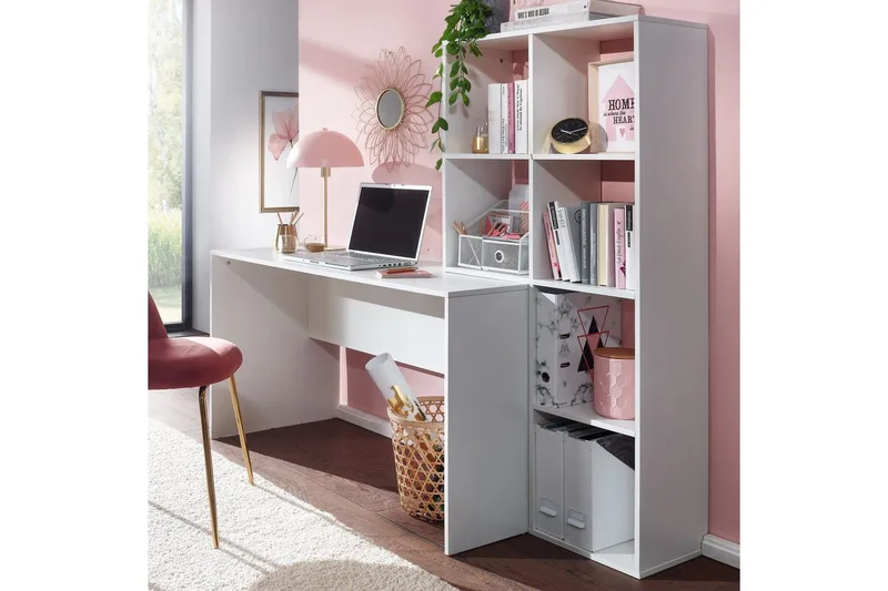 Kirjoituspöytä Wohnling moderni säilytystelineellä 170 cm - Huonekalut - Pöytä & ruokailuryhmä - Työpöytä - Tietokonepöytä