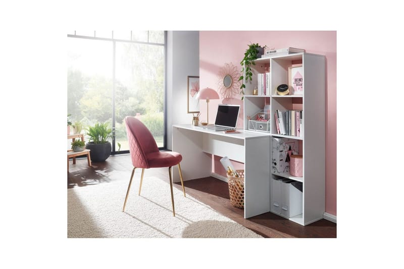 Kirjoituspöytä Wohnling moderni säilytystelineellä 170 cm - Huonekalut - Pöytä & ruokailuryhmä - Työpöytä - Tietokonepöytä
