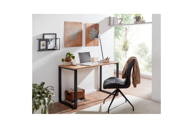 Kirjoituspöytä Wohnling Tammipuu tyyli 120 cm, moderni - Huonekalut - Pöytä & ruokailuryhmä - Työpöytä - Tietokonepöytä