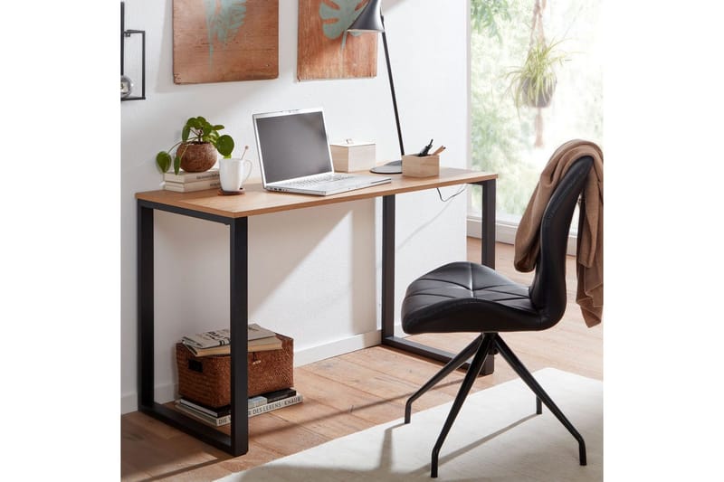Kirjoituspöytä Wohnling Tammipuu tyyli 120 cm, moderni - Huonekalut - Pöytä & ruokailuryhmä - Työpöytä - Tietokonepöytä